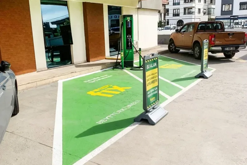 Atakent Hastanesi – Fix Charge Elektrikli Araç Şarj İstasyonu