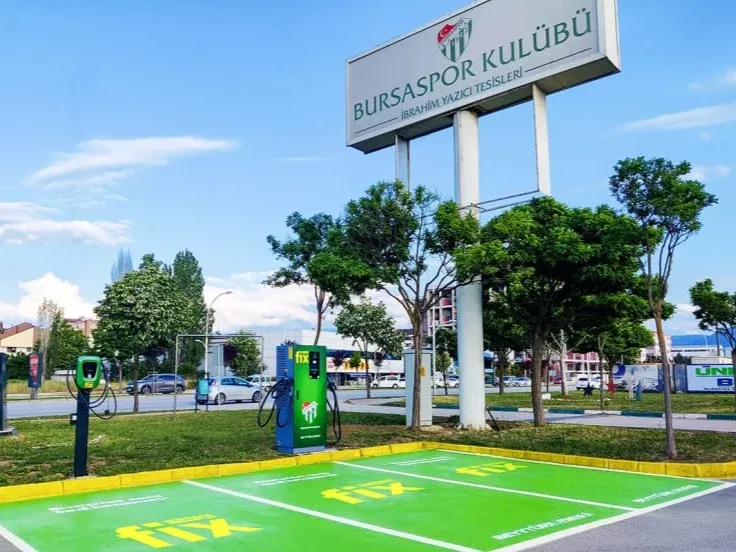 Bursaspor Özlüce – Fix Charge Elektrikli Araç Şarj İstasyonu