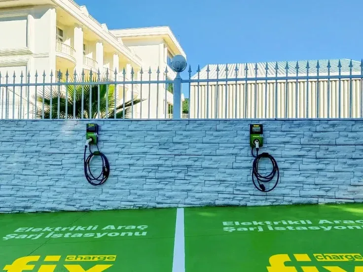 Green Oasis Hotel & Resort – Fix Charge Elektrikli Araç Şarj İstasyonu