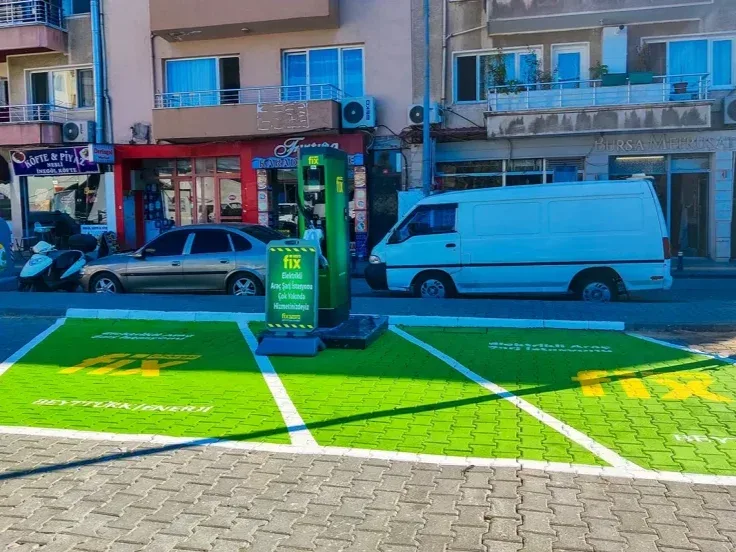 Yalova Çınarlı Otopark – Fix Charge Elektrikli Araç Şarj İstasyonu