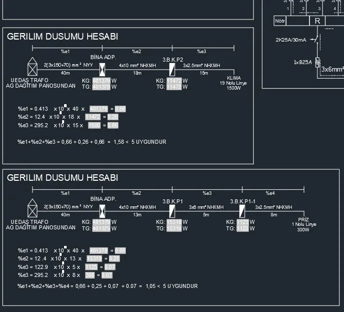 Elektrik Proje Çizimi