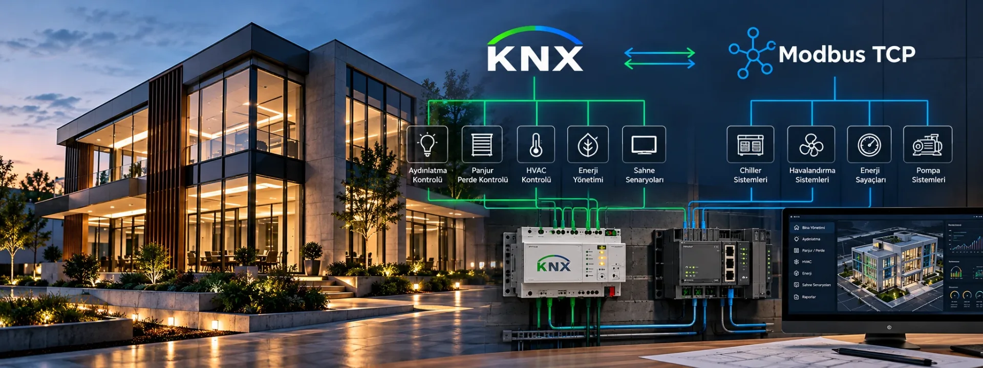 KNX ve Modbus TCP Arasındaki Fark: Bina Otomasyonunda Hangisi Nerede Kullanılır?